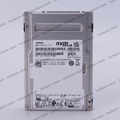 KIOXIA PM6 960GB HPE KPM6XRUG960G BULK SAS 24G RI SFF SC  SSD P26289-001