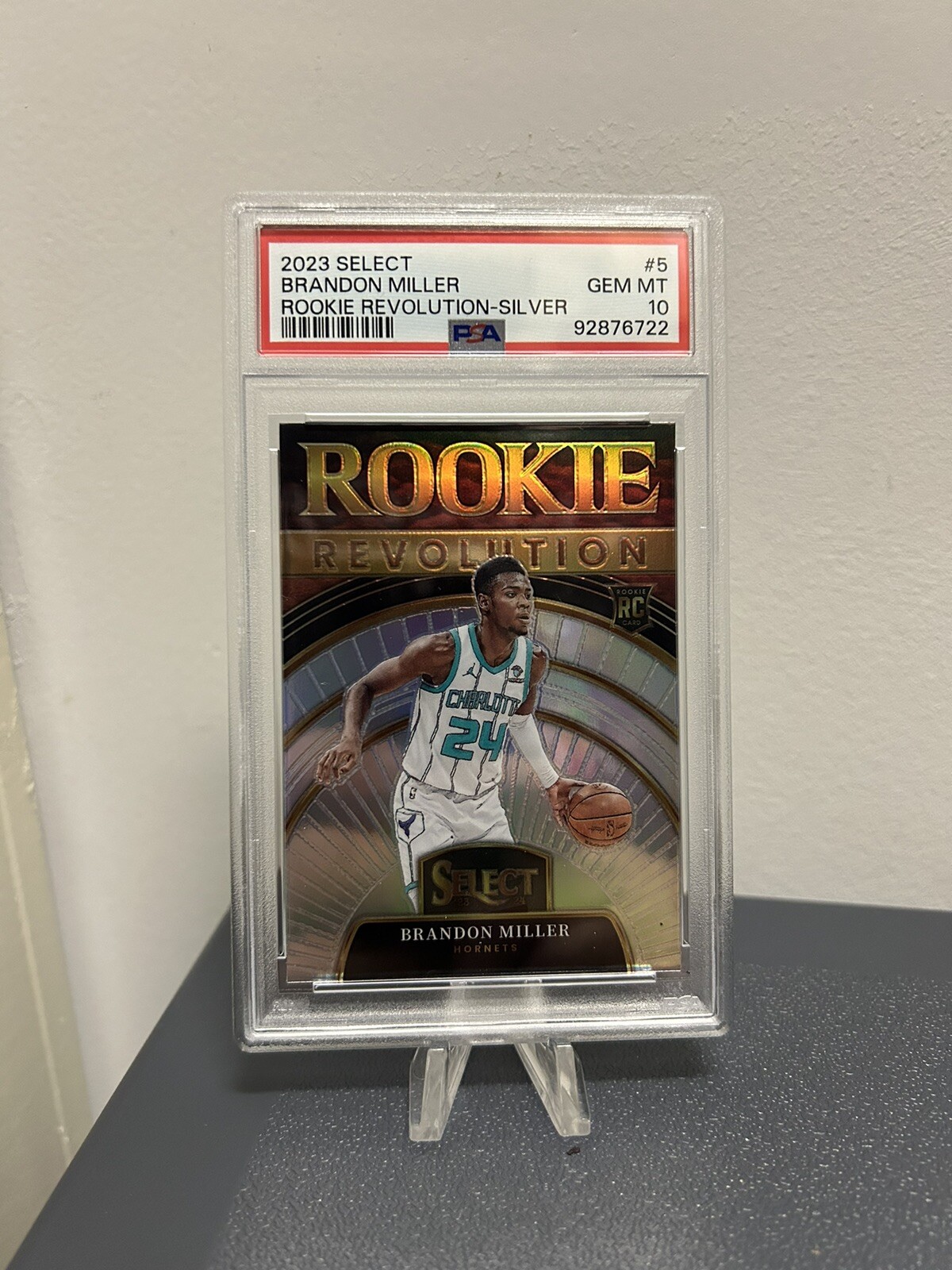 2023 Select Brandon Miller Rookie Revolution Silver #5 RC PSA 10 Gem Mint Pop 11