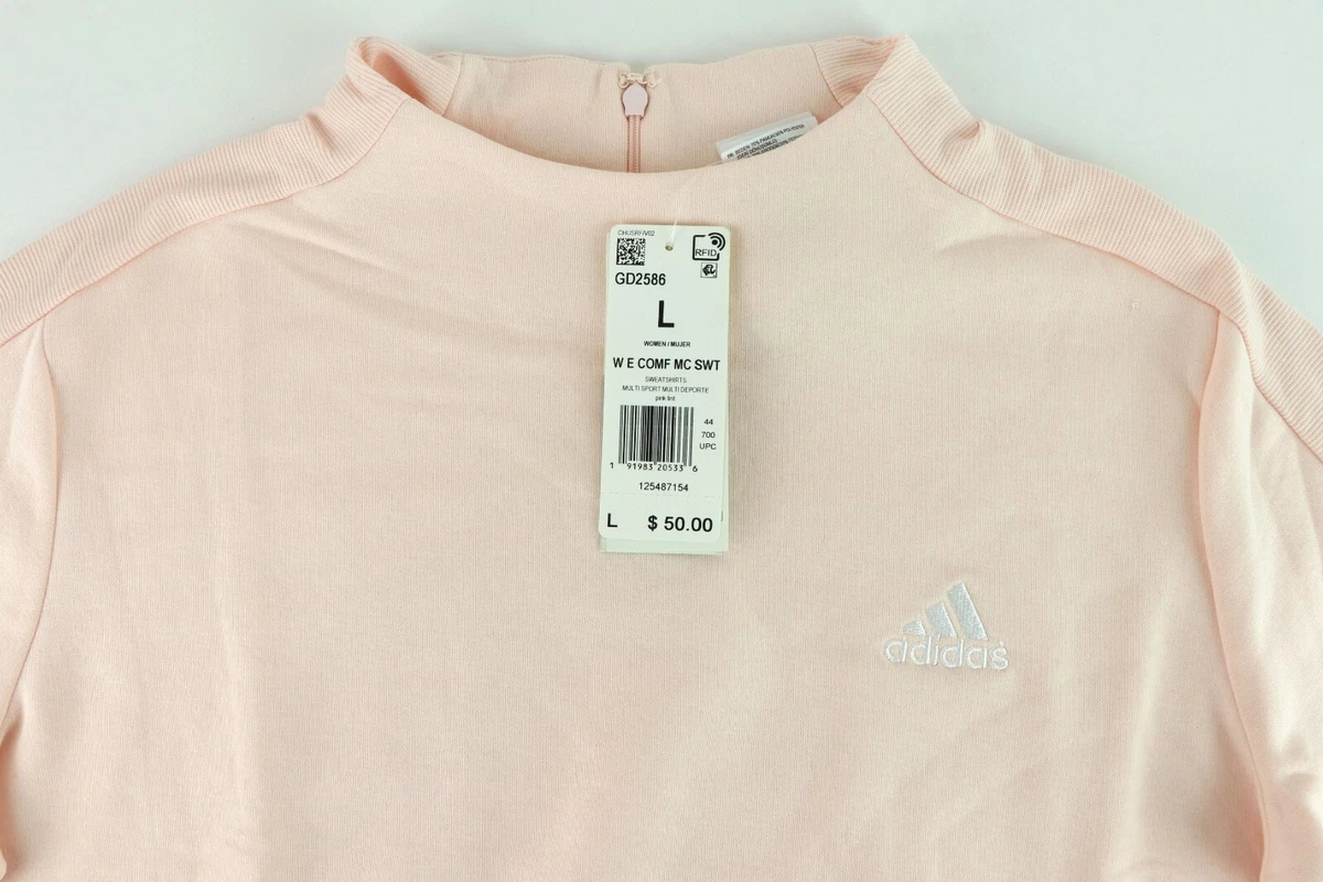 Adidas essentials comfort mock neck sweatshir sale