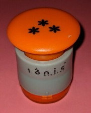 Tonic Studios "Boot" Easy-To-Use Punch 3 Stars Snowflakes Craft Paper HTF EUC