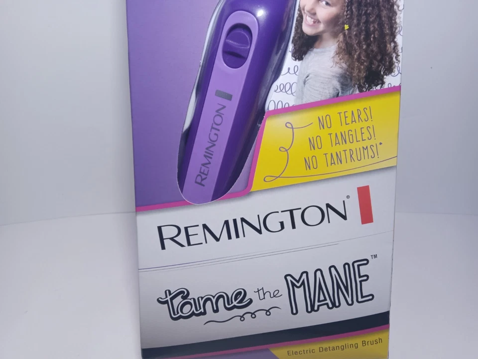 Электрическая щетка для распутывания волос Remington DT7432 Wet or Dry Tame The Mane - фиолетовая - Изображение 2 из 4
