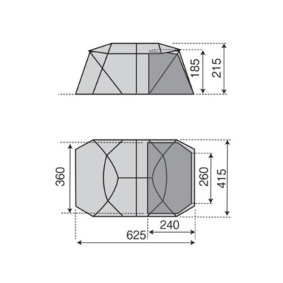 Snow Peak Landlock Pro.air Shield Roof Set FES-197 Autumn Snow Peak Landlock Pro.air Shield Roof Set FES-197 Autumn