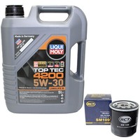 MotoröL Set 5W-30 5 Liter + ÖLfilter SM 109 FüR MG Metro Opel Omega A Rover Mini