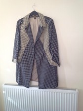 Basler Size 20 3/4 Length Coat /jacket Edge To Edge Navy / Camel Reduced£230