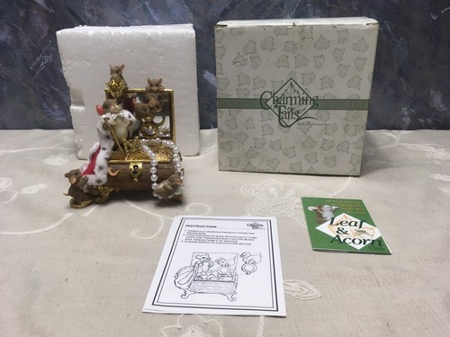 Charming Tails YOU DESERVE THE ROYAL TREATMENT Music Box Special Ed. Figurine - Picture 3 of 13