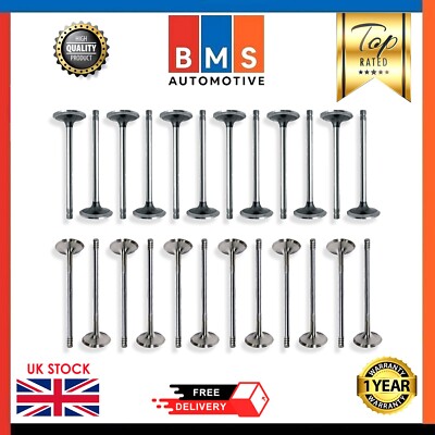 LAND ROVER 3.0 DIESEL TDV6 306DT HEAD VALVES FULL SET 1311281 LR008130 24 PIECE