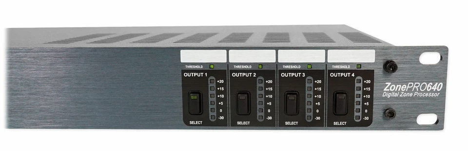 DBX ZonePro 640 Commercial/Restaurant 6 In / 4 Out Matrix Digital Zone Processor - Image 4 of 4