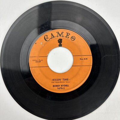 Bobby Rydell You'll Never Tame Me / Kissin Time Record 45 RPM Vinyl