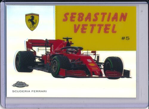 2020 Topps Chrome Formula 1 F1 Sebastian Vettel World On Wheels #54W-31