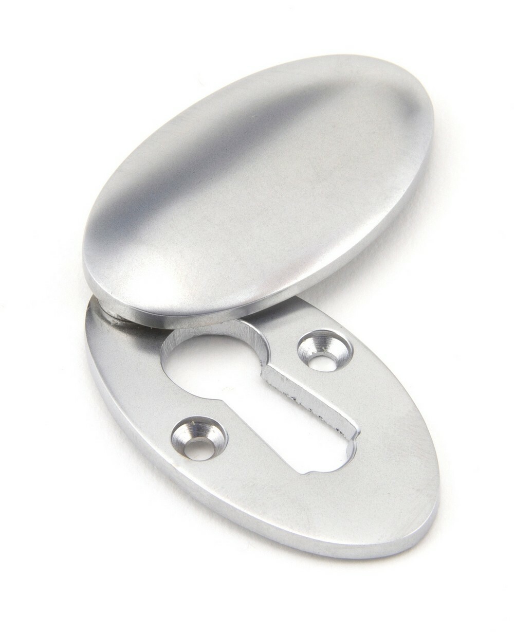 From The Anvil 91993 Satin Chrome Oval Escutcheon & Cover