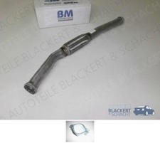 BM Auspuff Hosenrohr + Schellen für Saab 9-3 + Cabriolet 900 II +Cabriolet+Coupe
