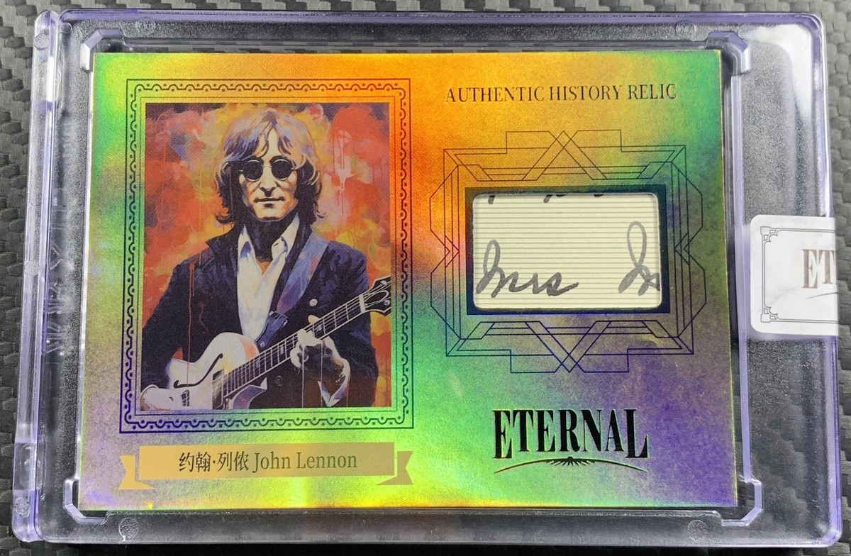 ジョン・レノン　2024 ETERNAL CUTS 5/25 Auto直筆サイン 2024 ETERNAL CUTS WORLD RELIC 02/10 John Lennon | eBay