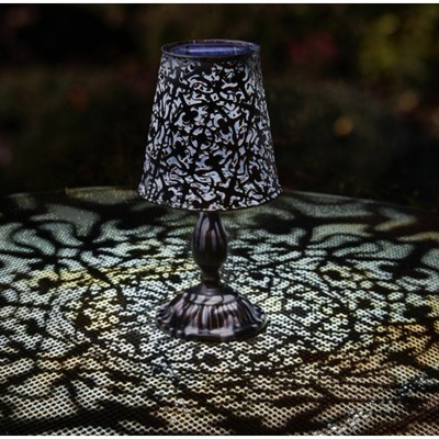 solar patio table lamp