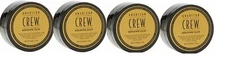 American Crew Molding Clay Hair Styling Wax 3oz (Pack of 4) kit