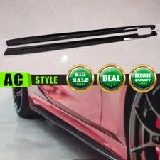 CMST Style Gloss Black Side Skirt Extension Panel For 19-2024 BMW G20 330i M340i