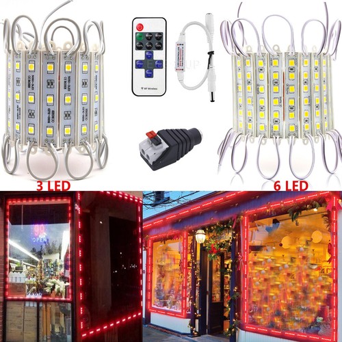 Red 20-400pcs 5050 5054 SMD LED Module Light Storefront Window Letter Sign Lamp - Picture 2 of 35