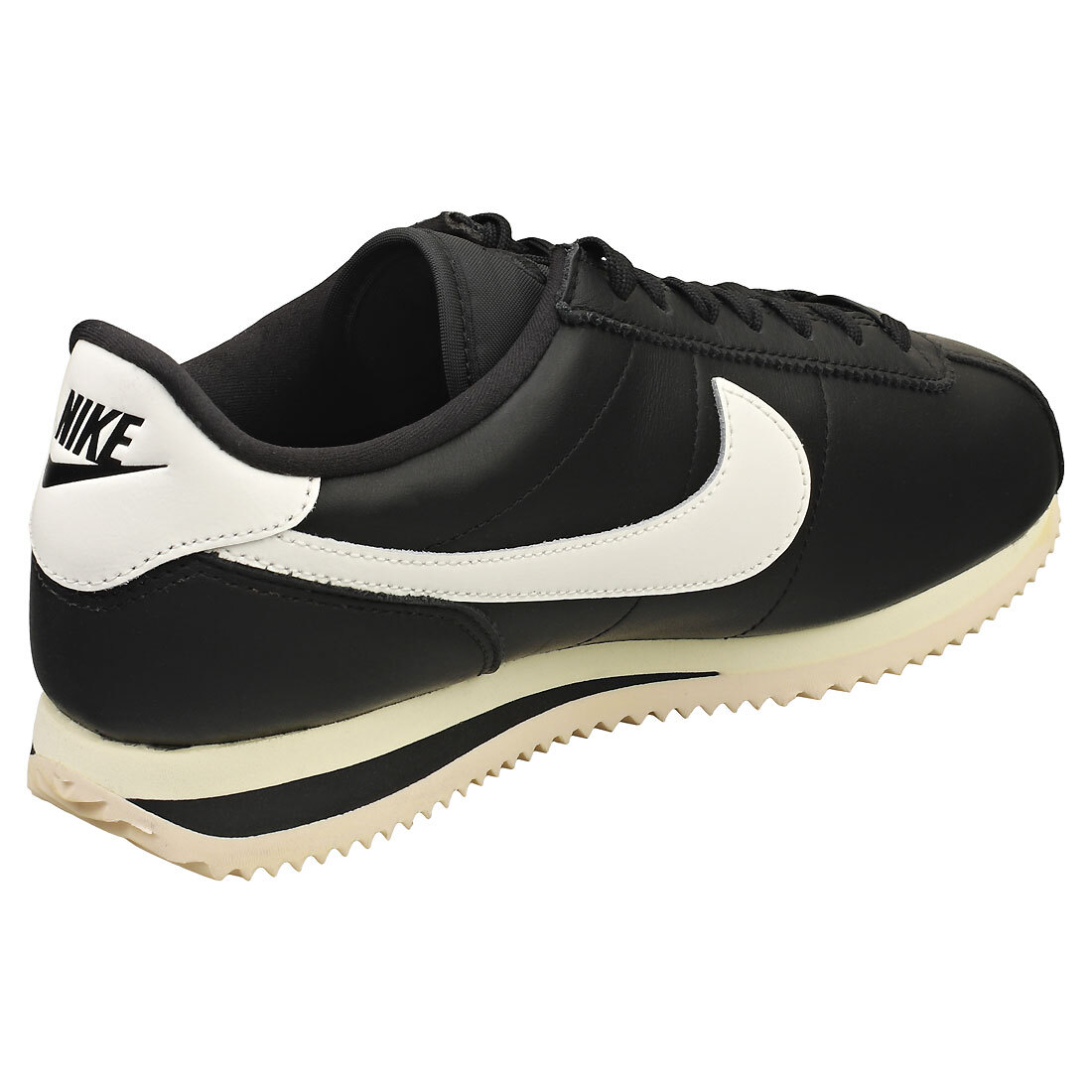 Nike Cortez 23 Premium Womens Black White Casual Sneakers