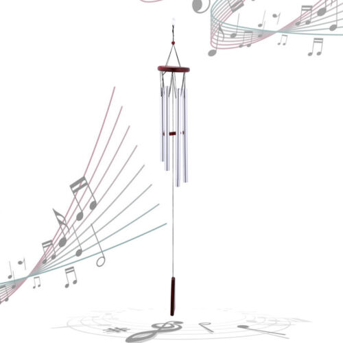 31.5in 6 Tubes Windchime Chapel Bells Wind Chimes Outdoor Garden Home Yard Decor