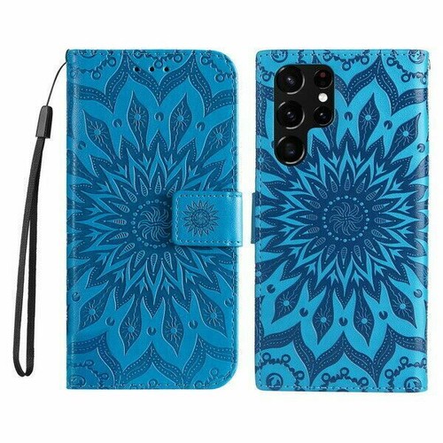 Flower Wallet Phone Case For Samsung S8 S9 S10 S20 S21 S22 A13 A52 A53 A32 - Picture 30 of 50