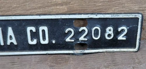 Vintage License Plate Topper Pittsylvania County Virginia 1972 - Picture 6 of 6