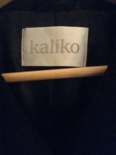 Kaliko Black Coat - Size 12