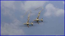 B-757 Airliner Airplane Plane Earrings Aviatrix Aviation 99s Made in the USA
