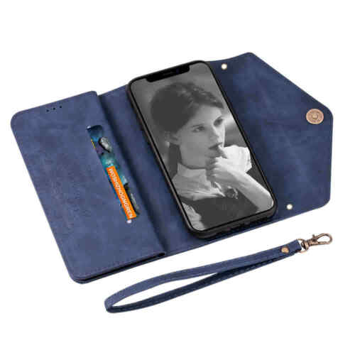 For iPhone 11 12 Pro Max XR 6S 7 8 SE Wallet Card Holder Flip Leather Case Cover - Picture 21 of 43