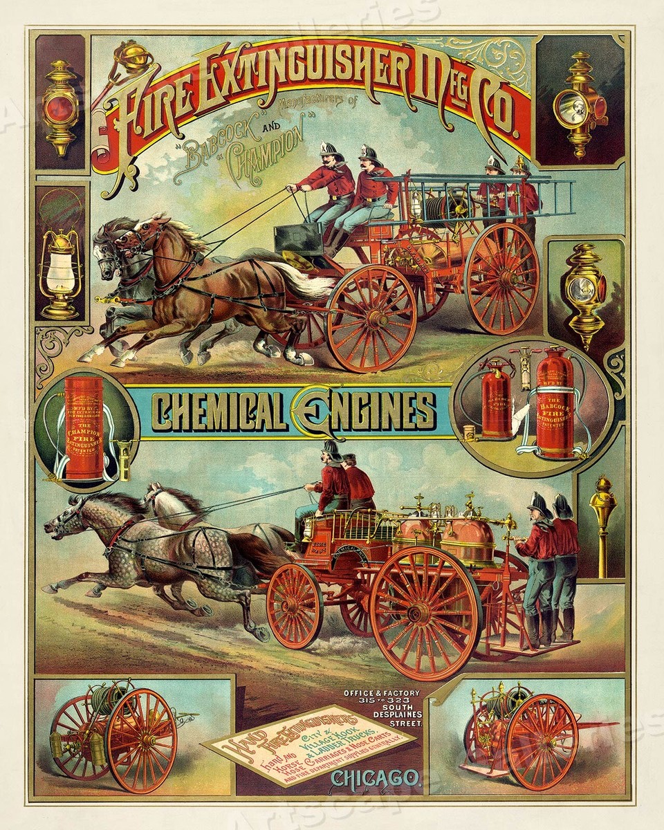 J*y様 90-'s euro vintgage Fireman Work Ja J*y様 90-'s euro vintgage Fireman Work Ja 1880s Fire Engine