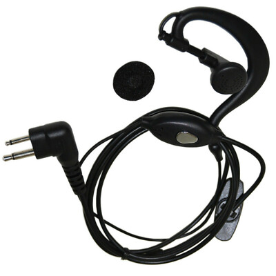 HQRP Externe Ohr Schleife 2Pin Headset W / Ptt Mikrofon für Motorola Serie