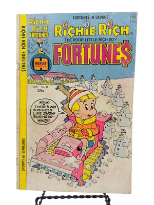 Richie Rich Fortunes Comic No. 38 January 1978 Harvey Publications
