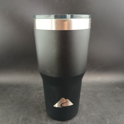 Ozark Trail 32 oz Vacuum Insulated Stainless Steel Black Travel
