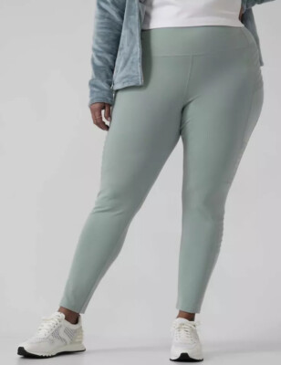 ★ ATHLETA ★ NWT Athleta Delancey Moto Tight 2X Minimalistic Grey City Travel