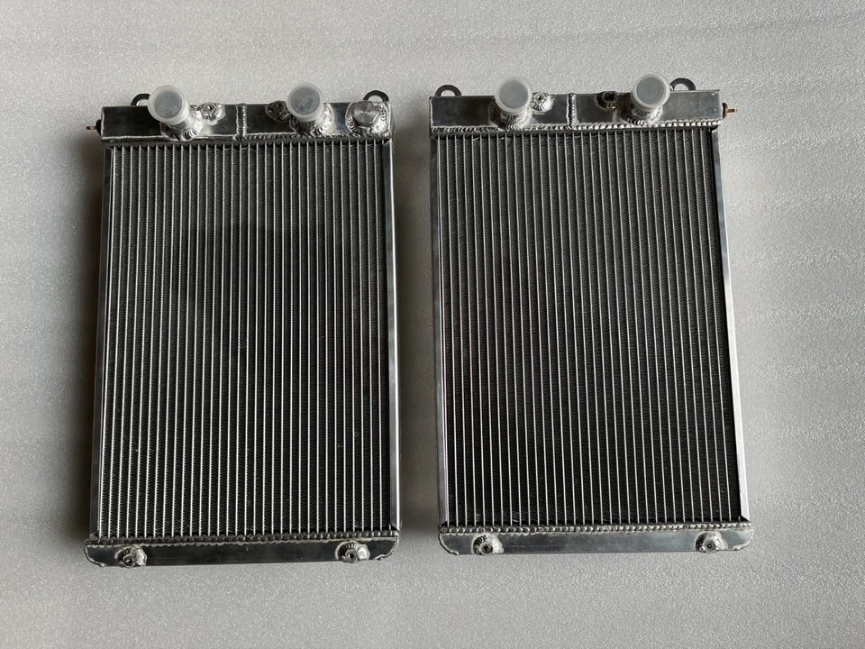 Radiadores y cubierta de aluminio Fit Lamborghini LM002 1986-1993 y ventilador de 12" Foto 3 de 4