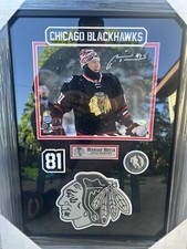 Marian Hossa Signed Framed 8x10 Chicago Blackhawks COA