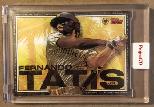 Topps Project 70 Card 678 Fernando Tatis Jr by Tyson Beck. Fresh From Topps