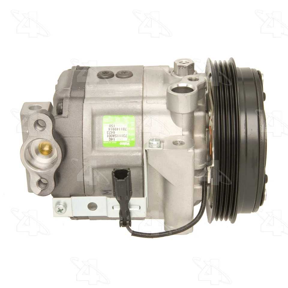 Compresor de aire acondicionado para Subaru Forester 2003-2007 4 estaciones 389ZF65 2004 2005 2006 Foto 3 de 4