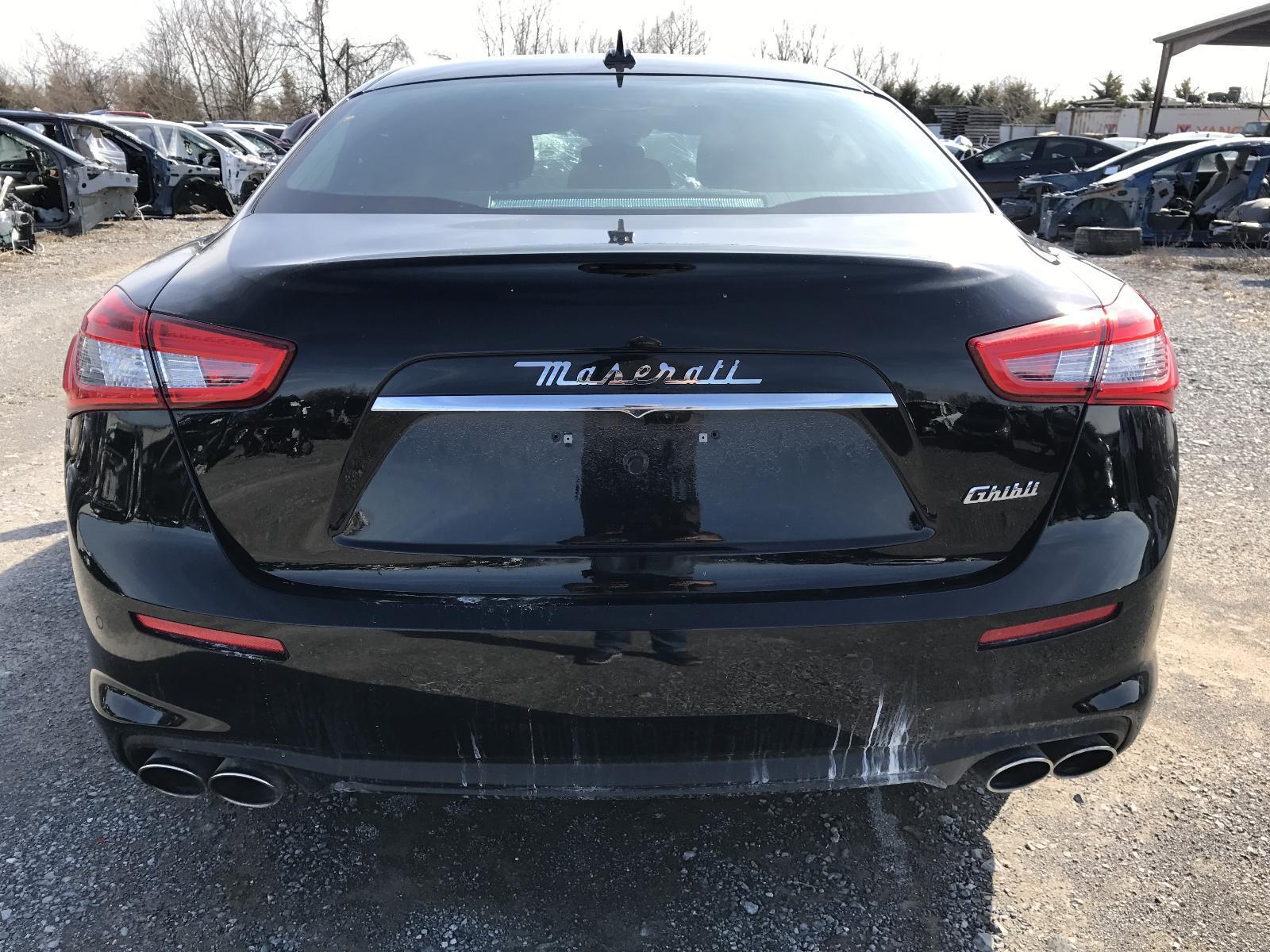 2018 MASERATI GHIBLI REAR END CLIP ASSEMBLY BARE CLIP w/BACK GLASS BLACK 