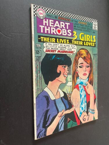 Heart Throbs #108 - Cover by Jay Scott Pike (DC, 1967) VG - Picture 2 of 3