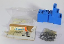 9 each Finder 9404 Socket for 55/85 Series (1) lot of (9) 10A 250V IGr C 250 NOS