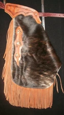 Custom Made Leather Chinks/Hair On Cowhide Chaps/Made In USA