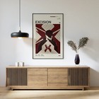 Excision Inspired Poster, Electronic Dance Music DJ Print, Bass Music Wall Decor