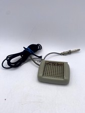 Vintage Lafayette Radio PA-73 Crystal Microphone Olive Wired High Impedance