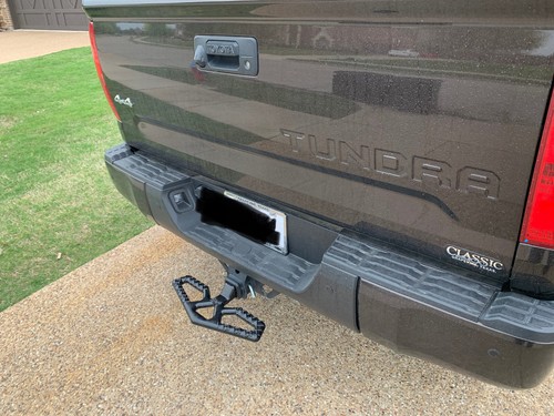 Tow Hitch Step Bar Pin for 2" inch Receiver Rear Bumper Guard Black Solid Steel - Picture 24 of 24