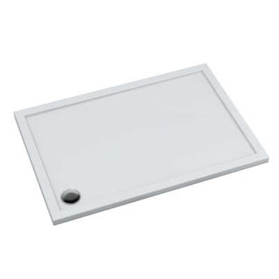 AQUABAD Duschwanne / Duschtasse Basic Smooth White