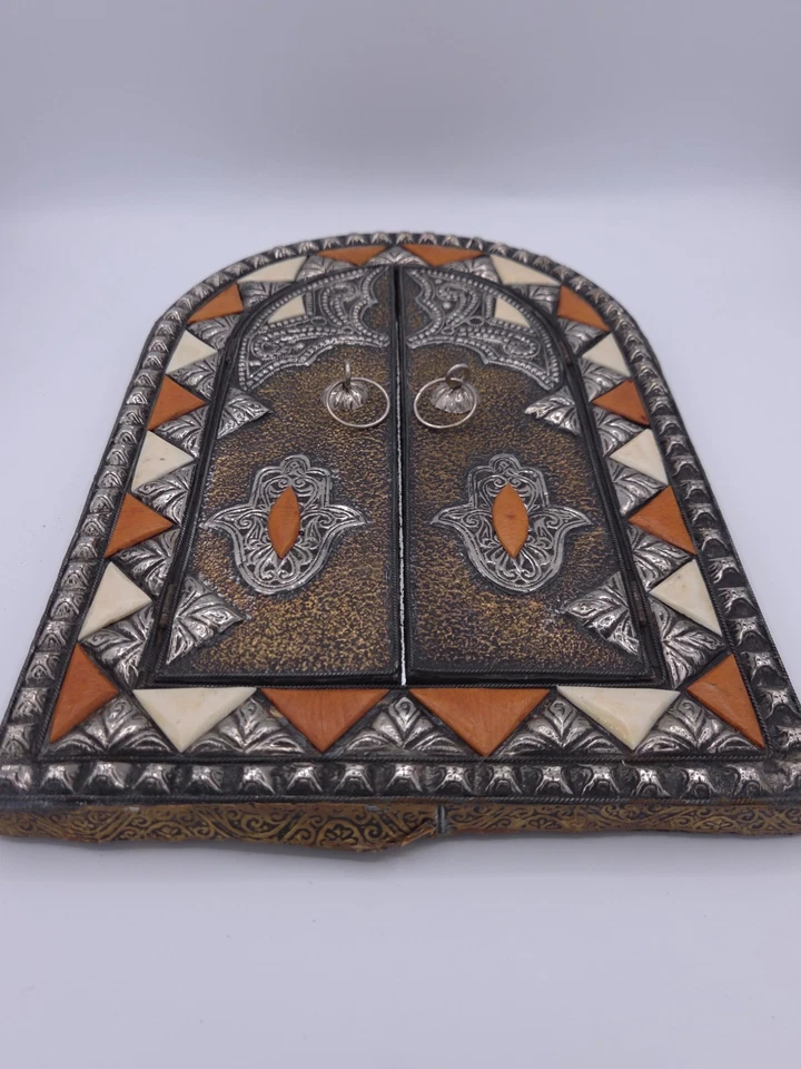 Vintage Moroccan Handcrafted Decorative Wall Mirror - Photo 3/4