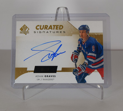 2022-23 SP Authentic Hockey Curated Signatures Auto Adam Graves 180/199