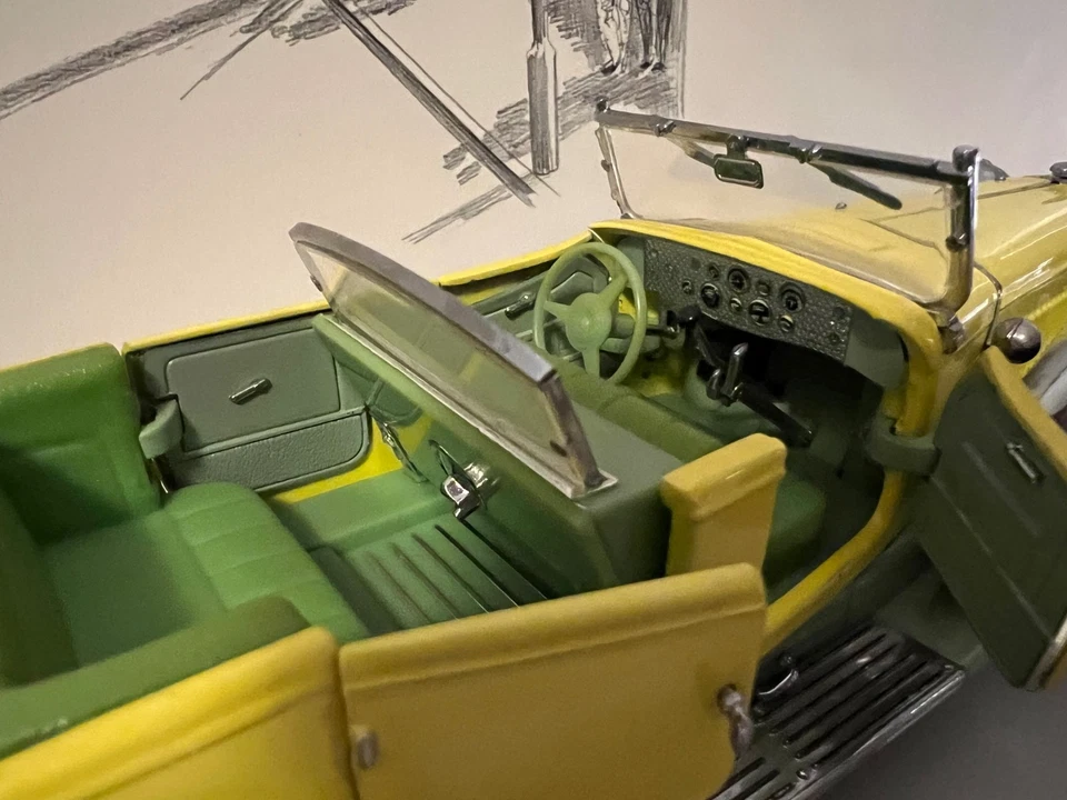 Franklin Mint Düsenberg J Derham Toruster gelb/grün 1930 - Bild 4 von 4