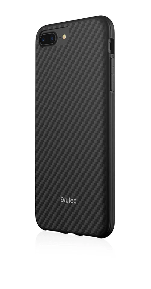 Funda rígida para teléfono Evutec iPhone 8 Plus de carbono de alta resistencia (negra) y montaje de ventilación gratuito Foto 3 de 4