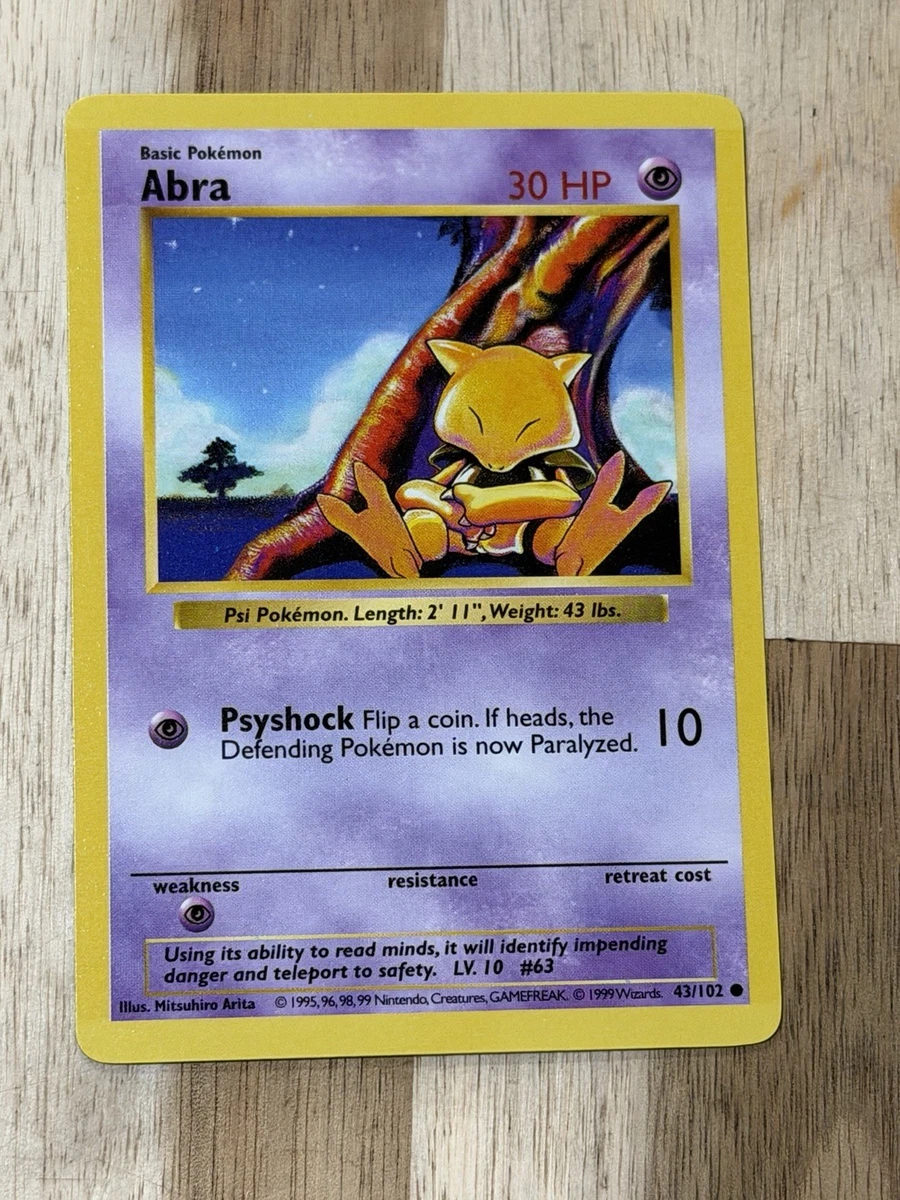 Abra Pokmon TCG Cards for sale | eBay Abra Pokmon TCG Cards for sale | eBay