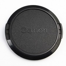 Canon C-58 - 58mm - Snap-On Black Plastic Front Lens Cap - Vintage